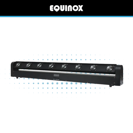 Equinox Swing Batten 8 x 10W RGBW LED Moving Beam Bar