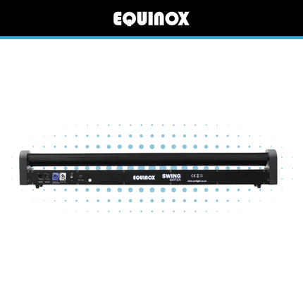 Equinox Swing Batten 8 x 10W RGBW LED Moving Beam Bar