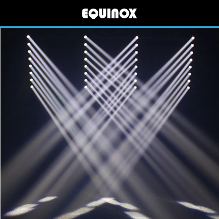 Equinox Swing Batten 8 x 10W RGBW LED Moving Beam Bar