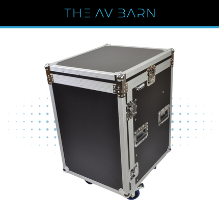 10U Sloping Top 12U Rack Flight Case