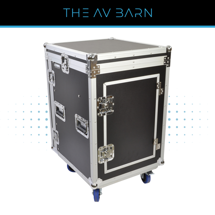 10U Sloping Top 12U Rack Flight Case