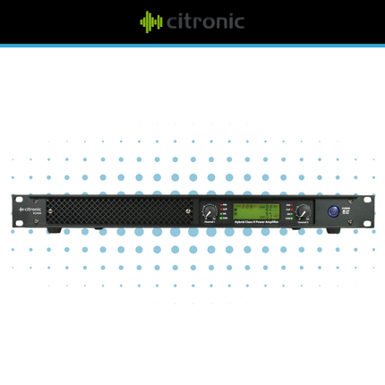 Citronic H2400 Hybrid Class-H Power Amplifier