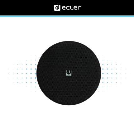 Ecler IC3 3-Inch In-Ceiling Speaker with 70/100V Transformer (pair)