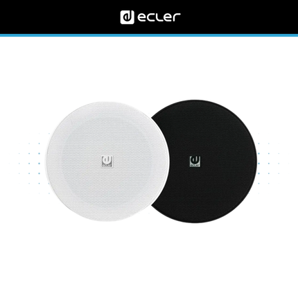 Ecler IC3 3-Inch In-Ceiling Speaker with 70/100V Transformer (pair)