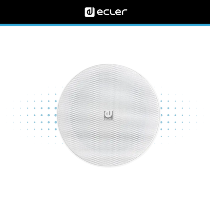 Ecler IC3 3-Inch In-Ceiling Speaker with 70/100V Transformer (pair)