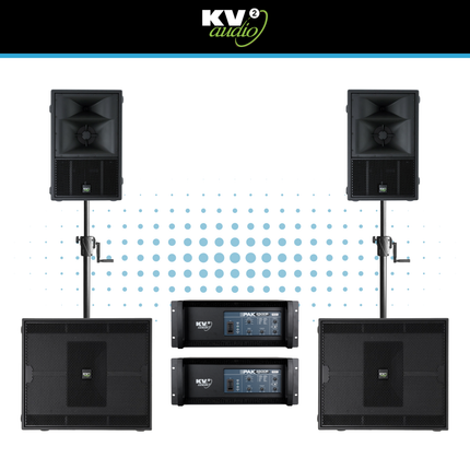 KV2 Audio ES 1.0 & ES 2.5 Speaker Package