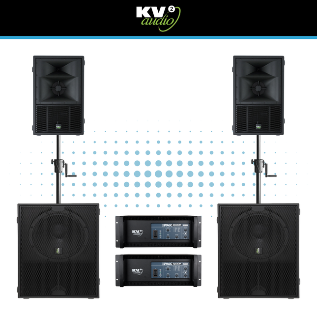 KV2 Audio ES 1.0 & ES 1.8 Speaker Package