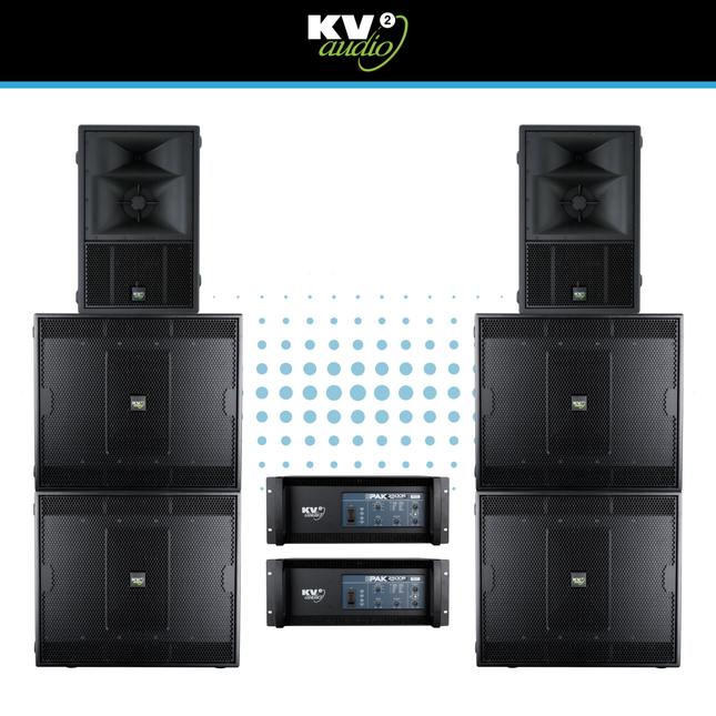 KV2 Audio ES 1.0 & ES 2.6 Speaker Package