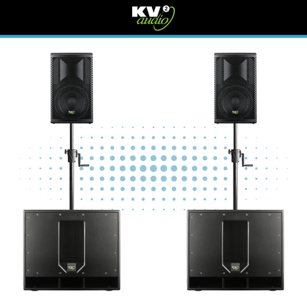 KV2 Audio EX 10 & EX 2.2 Speaker Package