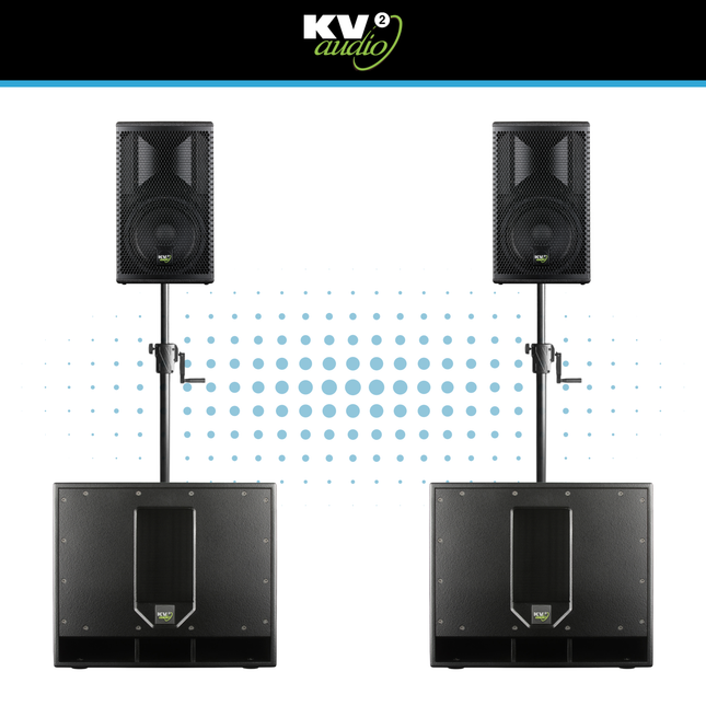 KV2 Audio EX 10 & EX 2.2 Speaker Package