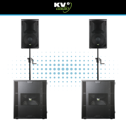 KV2 Audio EX 12 & EX 2.5 MKII Speaker Package