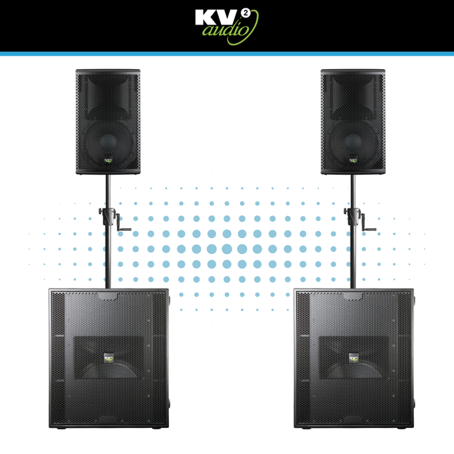 KV2 Audio EX 12 & EX 2.5 MKII Speaker Package