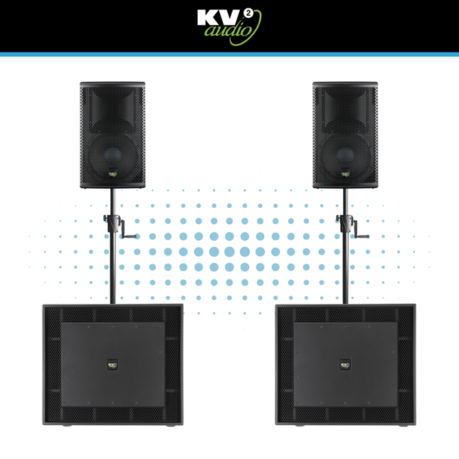 KV2 Audio EX 12 & EX 1.8 Speaker Package