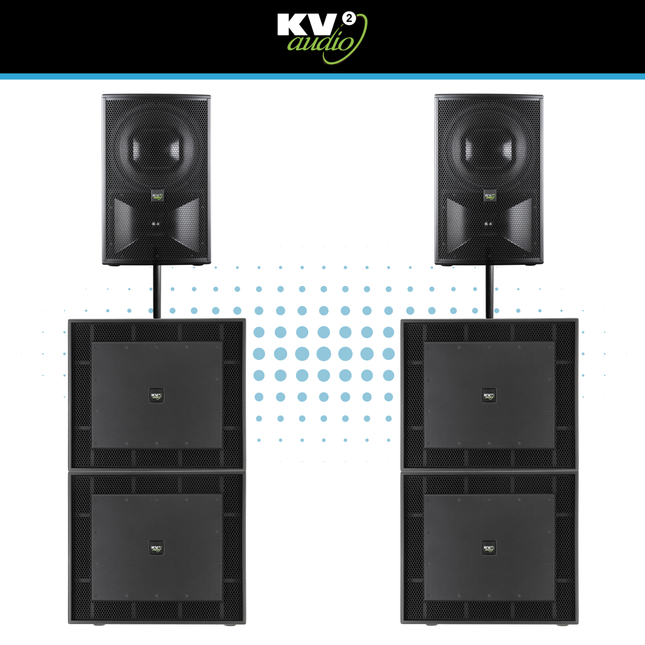 KV2 Audio EX 15 & EX 1.8.2 Speaker Package