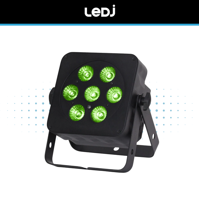 LEDJ Slimline 7Q5 RGBL LED Par Wash Light