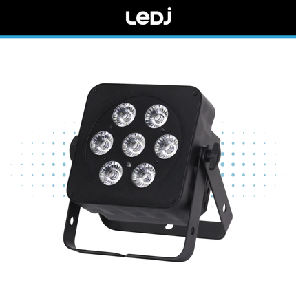 LEDJ Slimline 7Q5 RGBL LED Par Wash Light