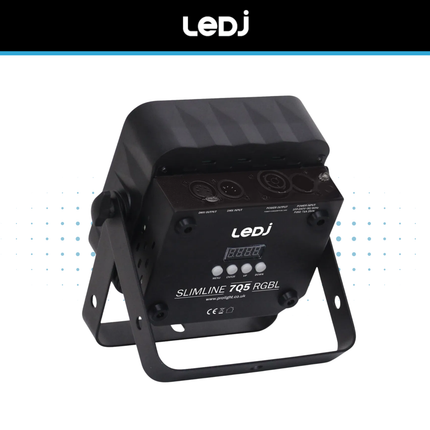 LEDJ Slimline 7Q5 RGBL LED Par Wash Light