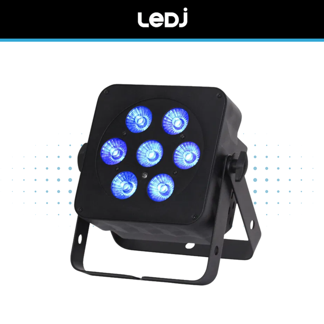 LEDJ Slimline 7Q5 RGBW LED Par Wash Light
