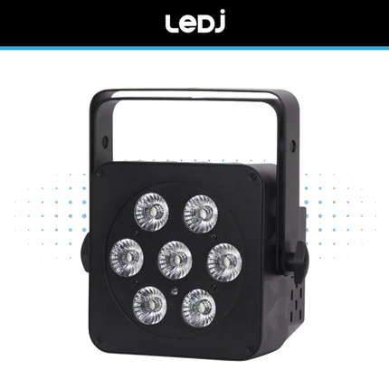 LEDJ Slimline 7Q5 RGBW LED Par Wash Light
