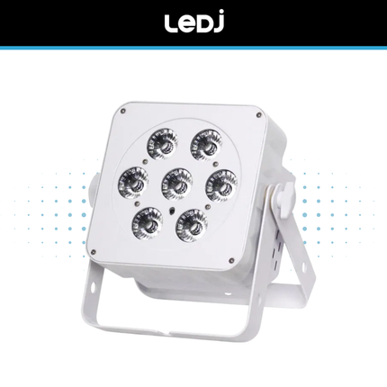 LEDJ Slimline 7Q5 RGBA LED Par Light Black or White
