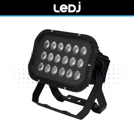 LEDJ Spectra Flood 18HEX10PRO RGBWAUV LED Exterior Wash Panel