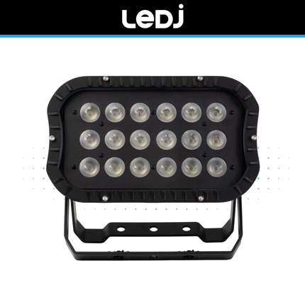 LEDJ Spectra Flood 18HEX10PRO RGBWAUV LED Exterior Wash Panel