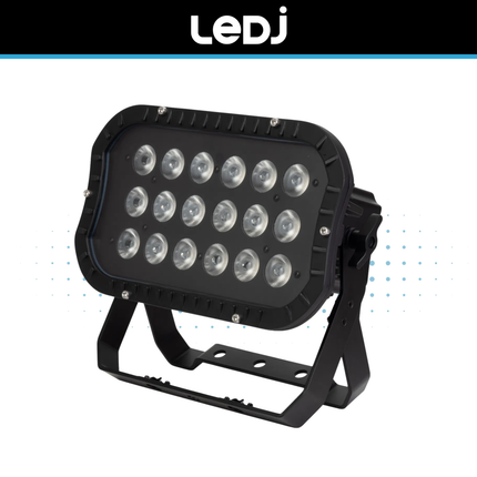 LEDJ Spectra Flood 18T3PRO RGB LED Exterior Wash Panel