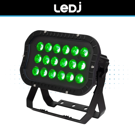 LEDJ Spectra Flood 18T3PRO RGB LED Exterior Wash Panel