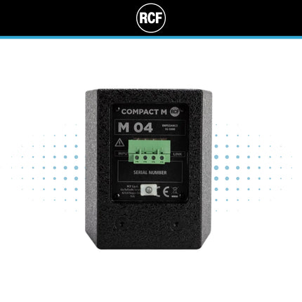 RCF M 04 4" Passive Installation Loudspeaker - Black or White