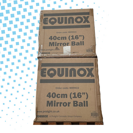 40cm Mirror Ball Pair - Brand New