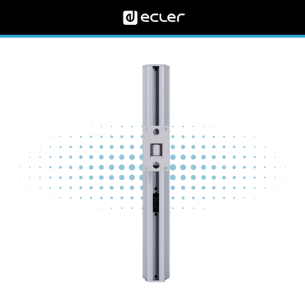 Ecler MIA-81 Compact Column Loudspeaker with Adjustable Wall Bracket
