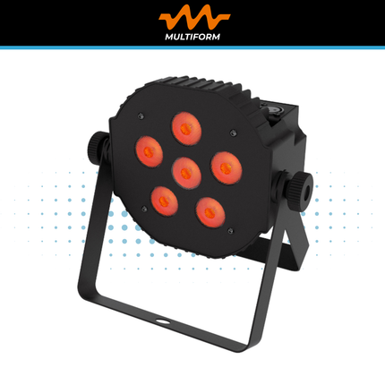 Multiform MULTIPIN 6A-V3 Compact RGBA LED Flat Par