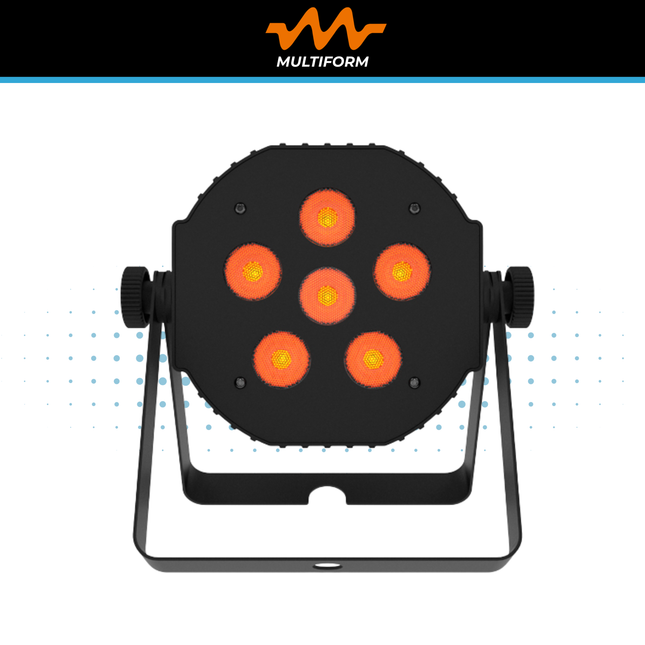 Multiform MULTIPIN 6A-V3 Compact RGBA LED Flat Par