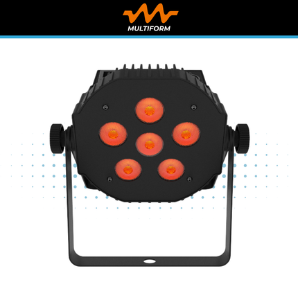 Multiform MULTIPIN 6A-V3 Compact RGBA LED Flat Par