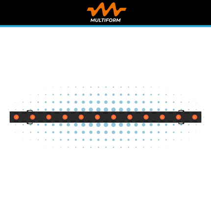 Multiform MULTIWALL 12A-V3 RGBA LED Wall Wash Batten