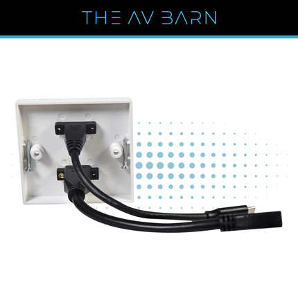 USB-C & HDMI Multimedia Wallplate
