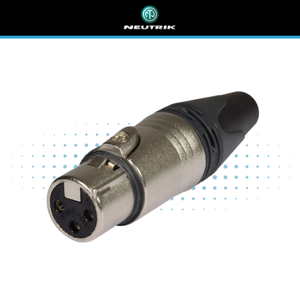Neutrik® NC3FXX 3-pole XLR Line Connector