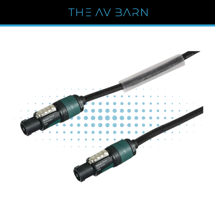 Neutrik NL4 speakON Lead 2 x 2.5mm² – Various Lengths