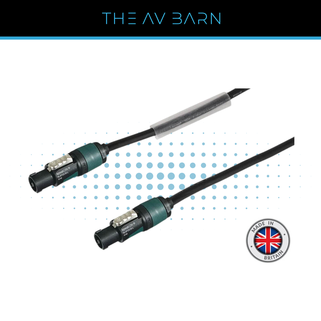Neutrik NL4 speakON Lead 2 x 2.5mm² – Various Lengths