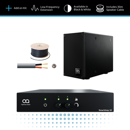 Optimal Audio Subwoofer Extension Kit - 1x 6" Subwoofer