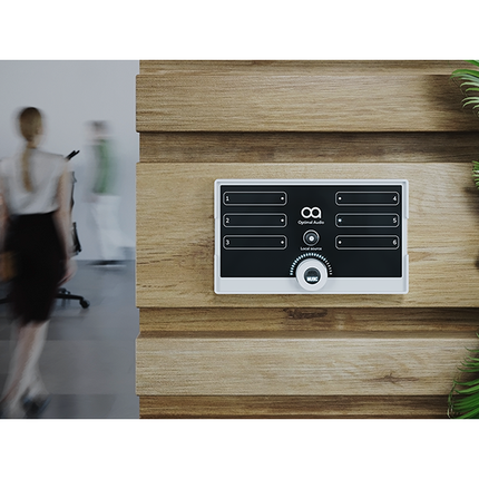 Optimal Audio ZonePad 4 Four-Zone Wall-Mounted Controller