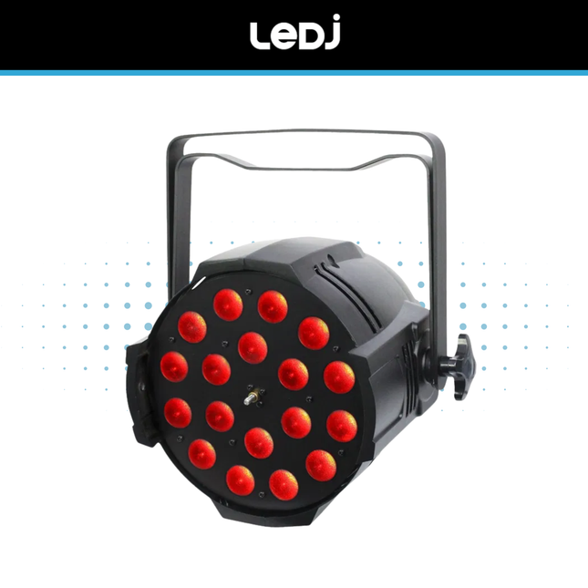 LEDJ Performer Quad 18 x 8W RGBW LED Zoom Wash Light
