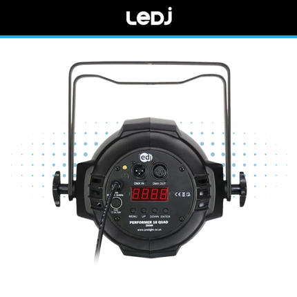LEDJ Performer Quad 18 x 8W RGBW LED Zoom Wash Light