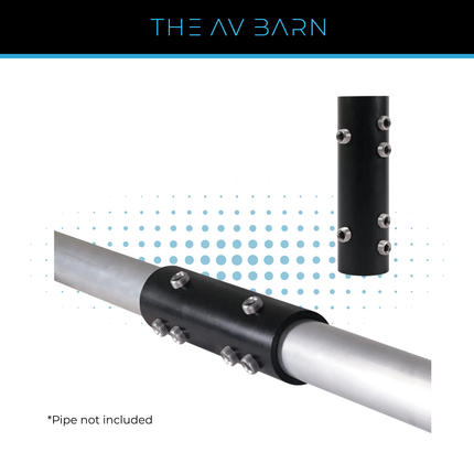 Scaffold Tube & Pipe Joiner - Silver or Black