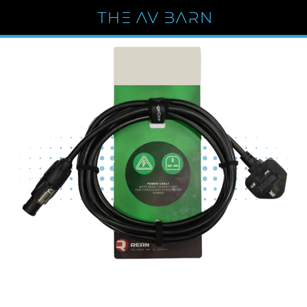 UK Plug to REAN TRUE1 Locking Power Lead