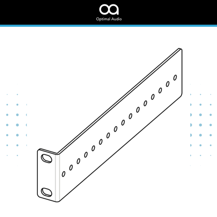 Rear rack support for Optimal Audio Zone Mixers