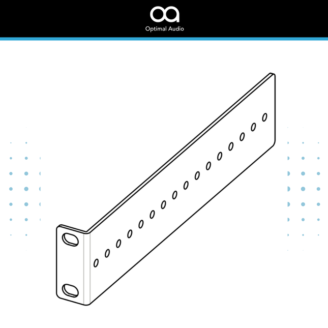 Rear rack support for Optimal Audio Zone Mixers