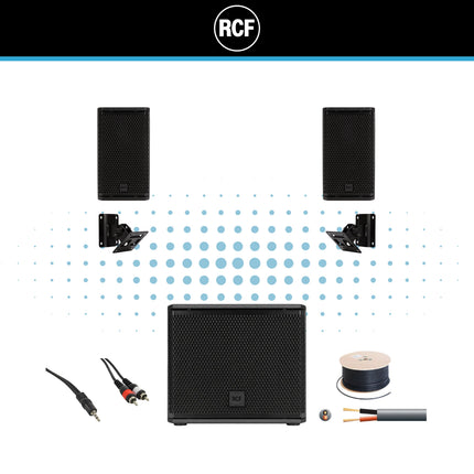 RCF Compact M 05 2.1 Commercial Audio System