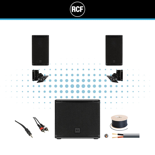 RCF Compact M 05 2.1 Commercial Audio System