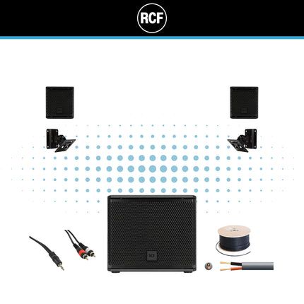 RCF Compact M 04 2.1 Commercial Audio System